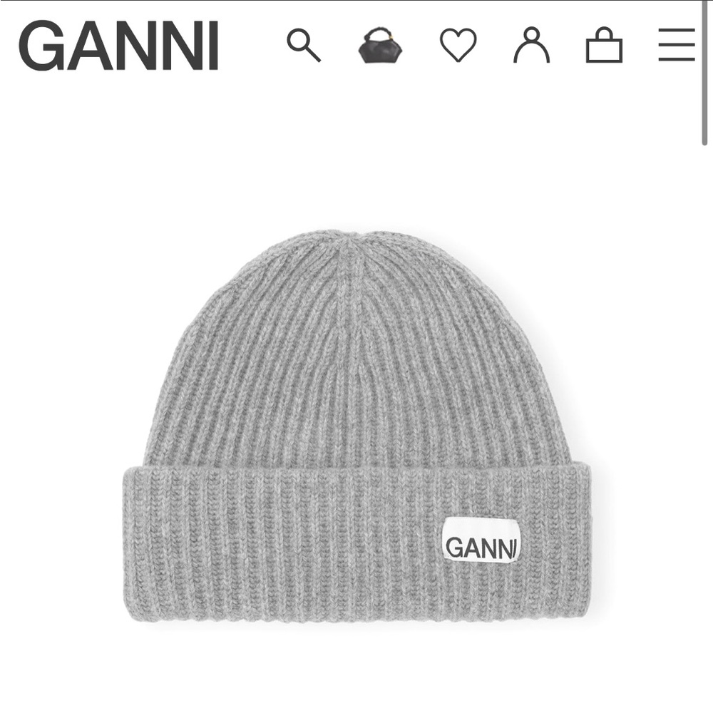 Ganni wool beanie